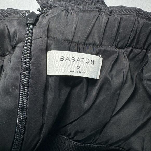 Artizia Babaton Black Flutter Strapless Ruffle Jumpsuit Size 0 - Picture 10 of 14